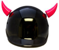 Stick On Motorcycle Helmet Horns (1 Pair) (10 Colors)