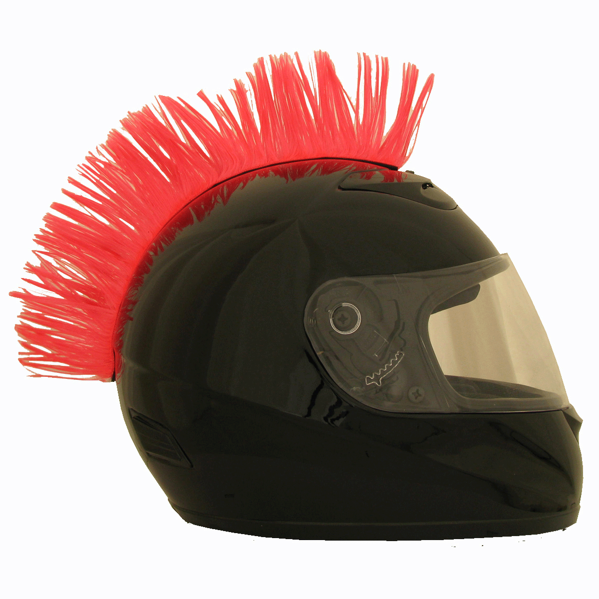 bike helmet with mohawk Stick On Hair Motorcycle Helmet Mohawk (5 Colors)