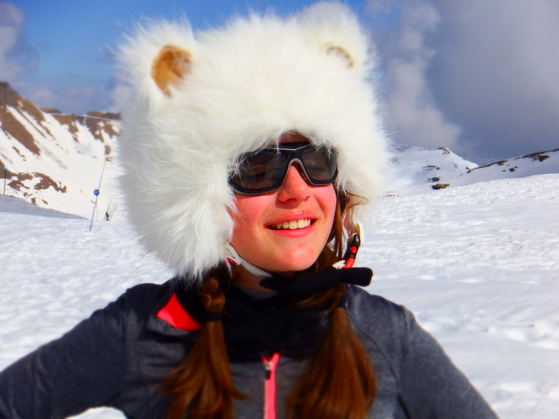 Headztrong Polar Bear Ski Helmet Cover