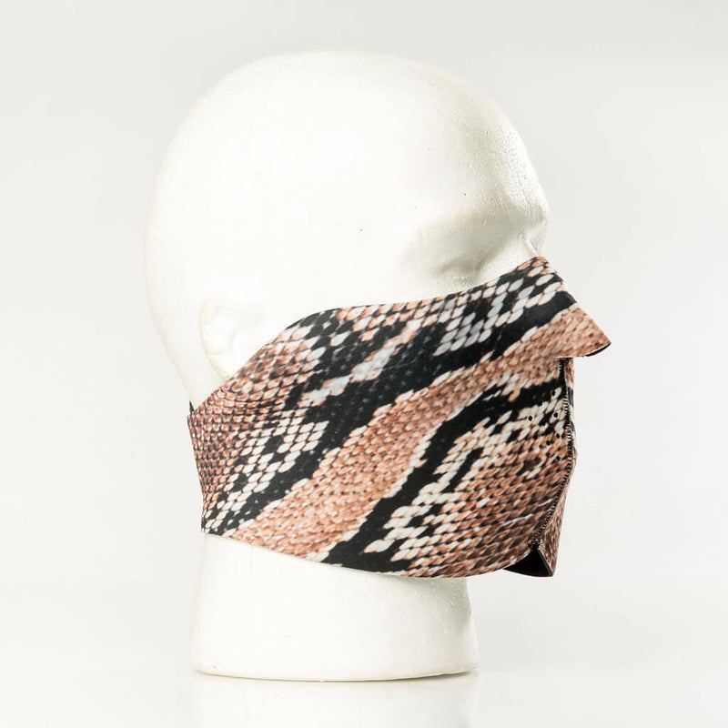 Python Snake Protective Neoprene Half Face Ski Mask