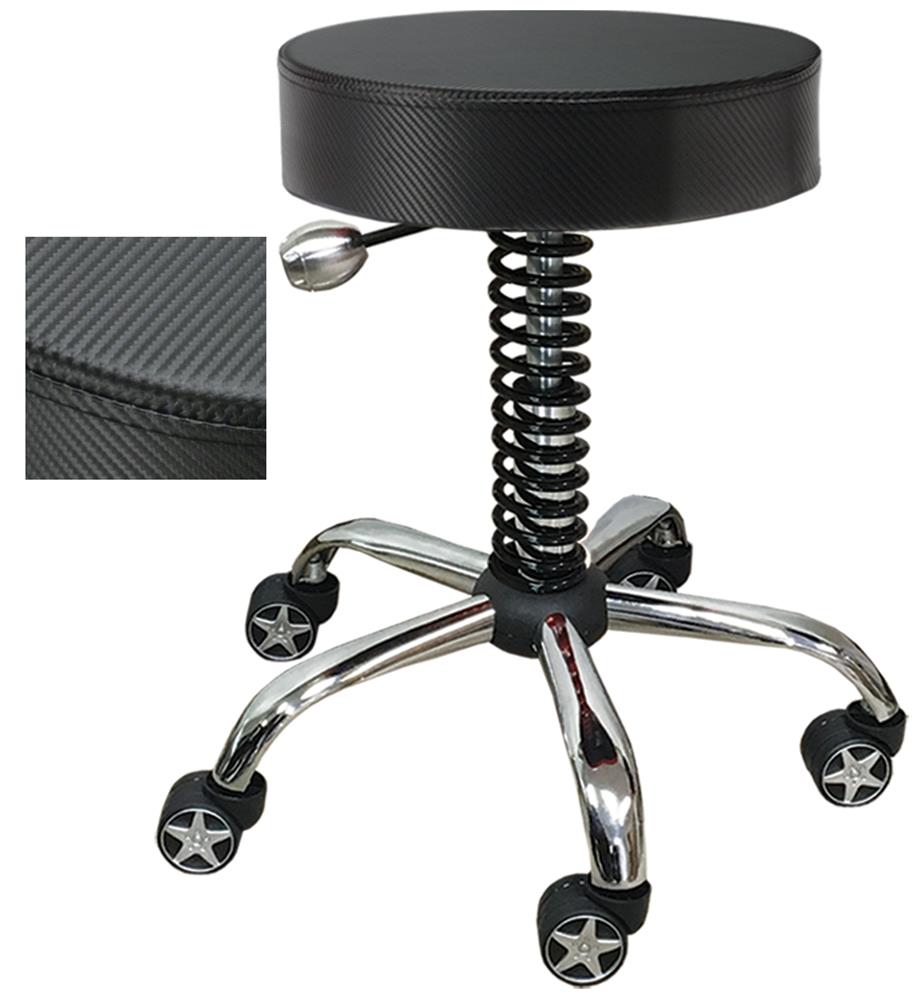 Pitstop Furniture Automotive Themed Rolling Garage Stool