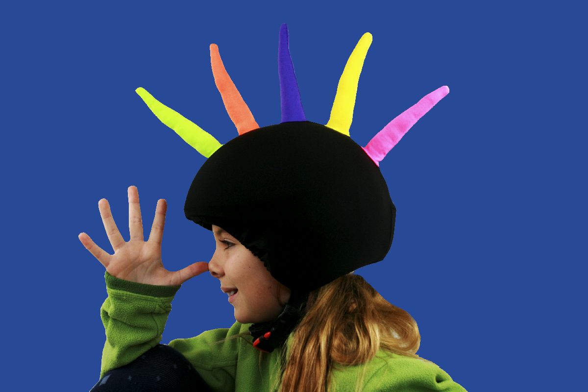 Housse De Casque CoolCasc Flammes - Protection Style Et Visibilité Pour Casques Ski Vélo Skate Scooter