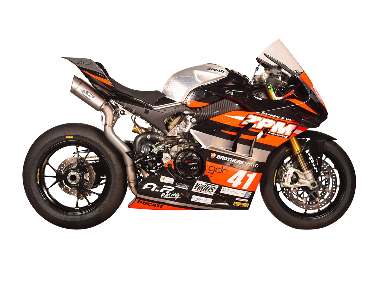 Spark Ducati Panigale V4 S / R Double Grid-O Titanium Semi-Full Exhaust System