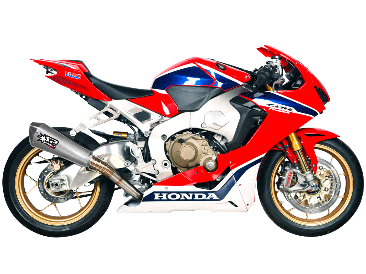 Spark 2008-2019 Honda CBR 1000RR Titanium Konix Full Exhaust System
