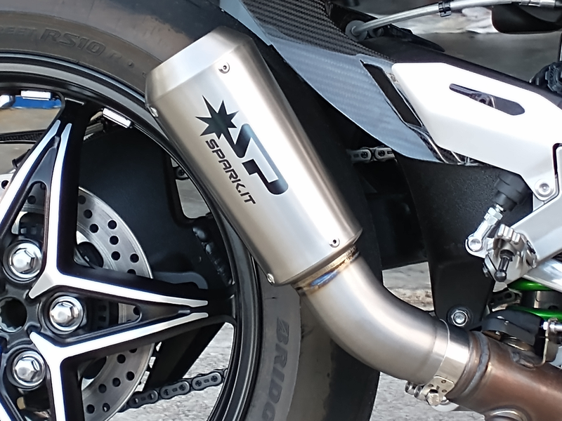 Spark 2015-2018 Kawasaki H2 R Titanium GP Slip-On Exhaust