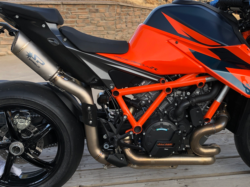 2020 ktm 1290 super hot sale duke r full exhaust