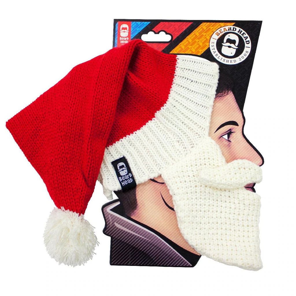 Beard Head Classic Santa Bearded Face Mask & Hat