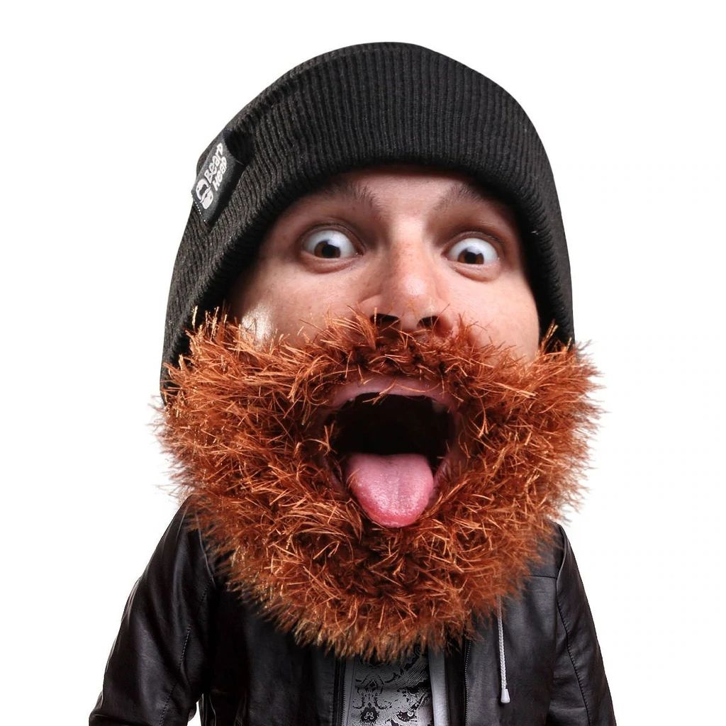 Beard Head Bushy Biker Bearded Face Mask & Hat (2 Colors)