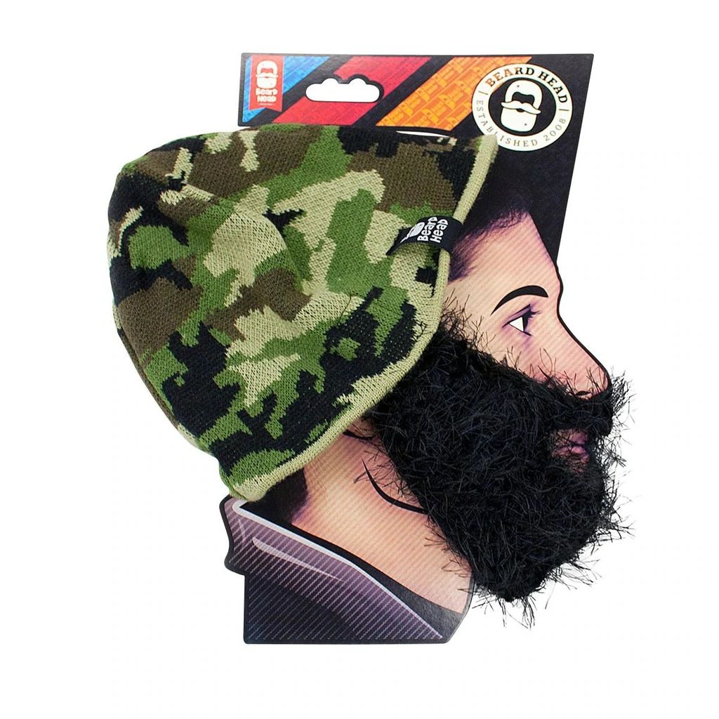 Beard Head Bushy Duke Bearded Face Mask & Hat (2 Colors)