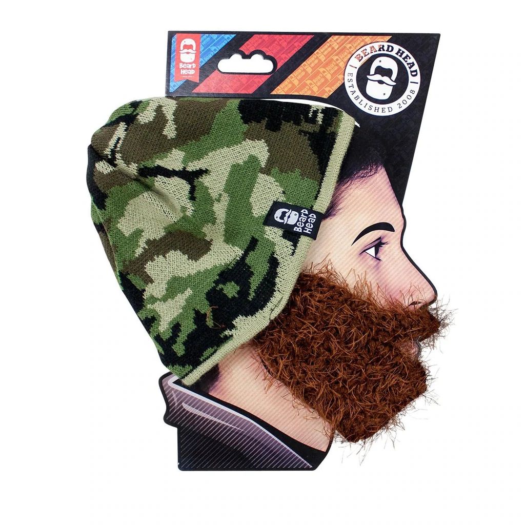 Beard Head Bushy Duke Bearded Face Mask & Hat (2 Colors)