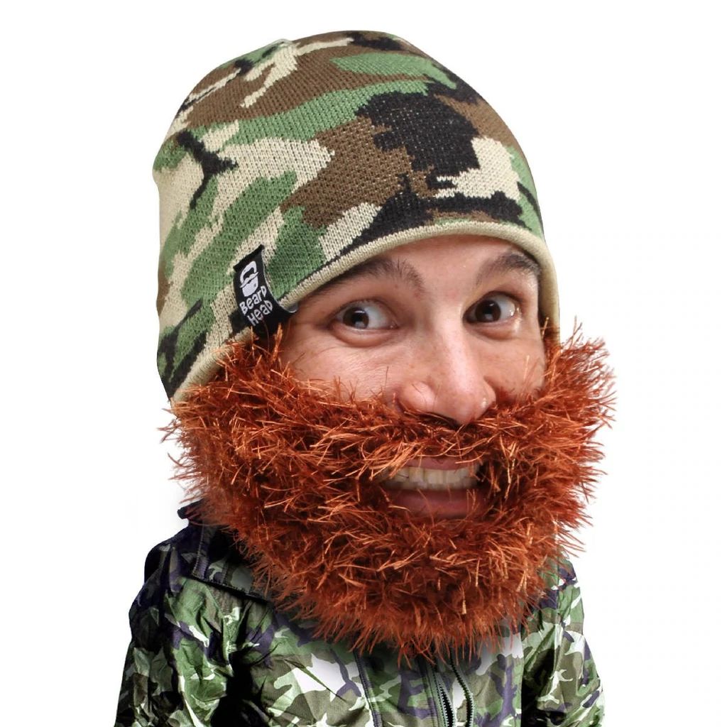 Beard Head Bushy Duke Bearded Face Mask & Hat (2 Colors)