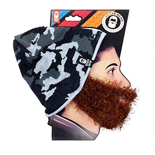 Beard Head Bushy Maverick Bearded Face Mask & Hat (2 Colors)