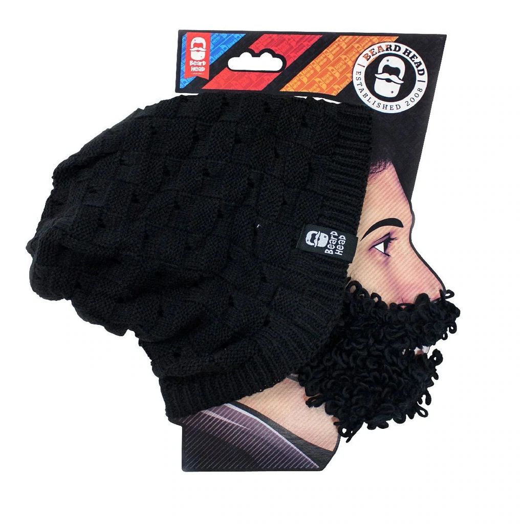 Beard Head Curly Atticus Bearded Face Mask & Hat (2 Colors)