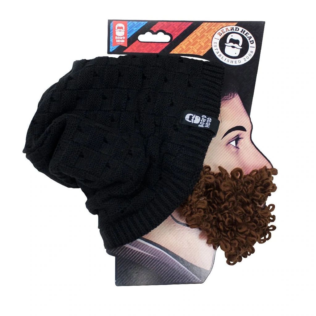 Beard Head Curly Atticus Bearded Face Mask & Hat (2 Colors)