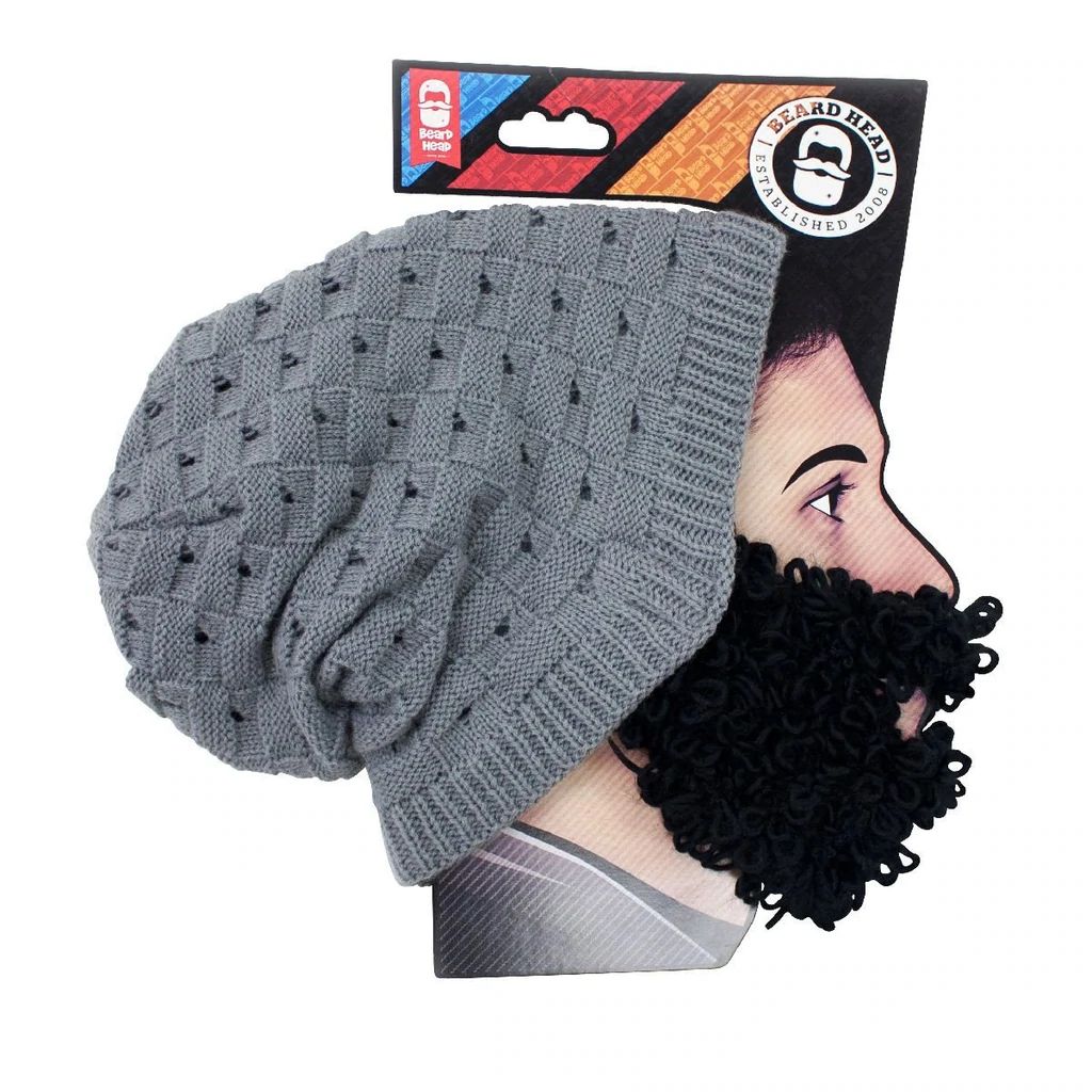 Beard Head Curly Beckett Bearded Face Mask & Hat (2 Colors)