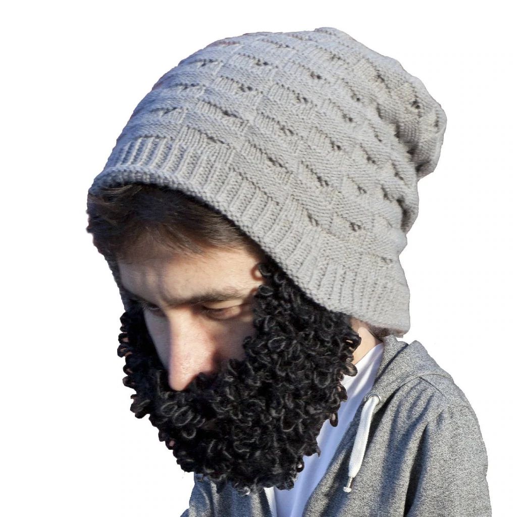 Beard Head Curly Beckett Bearded Face Mask & Hat (2 Colors)