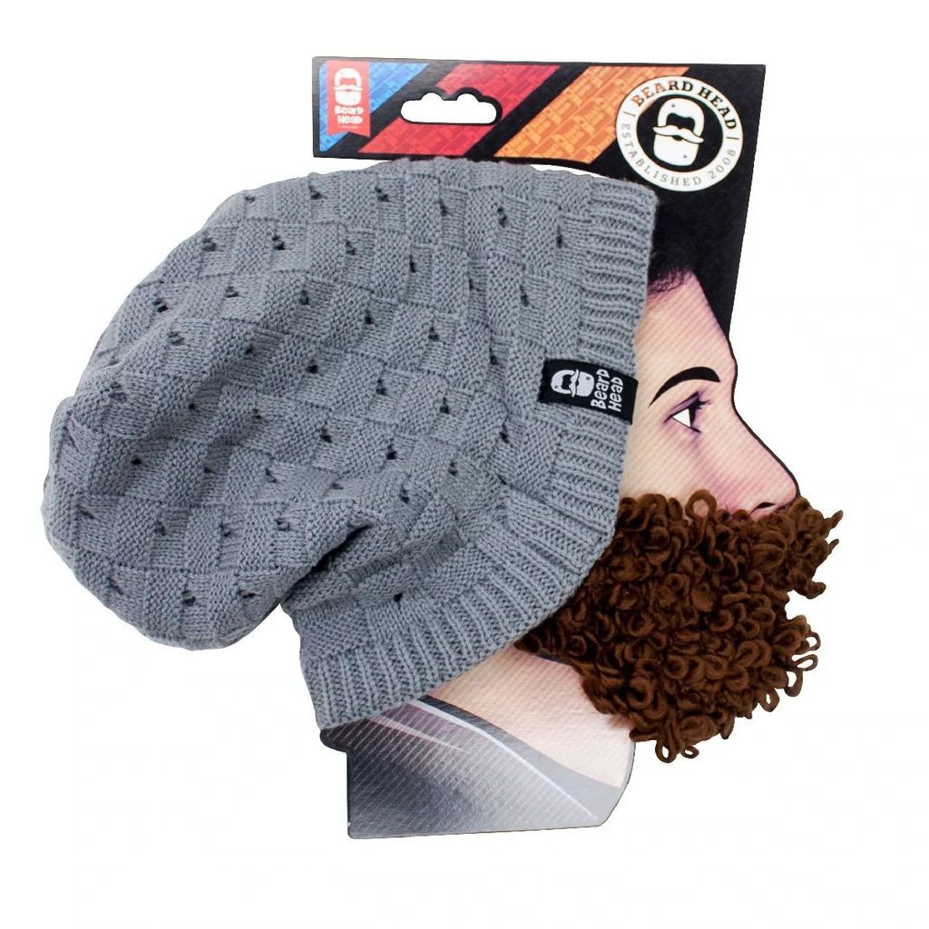 Beard Head Curly Beckett Bearded Face Mask & Hat (2 Colors)