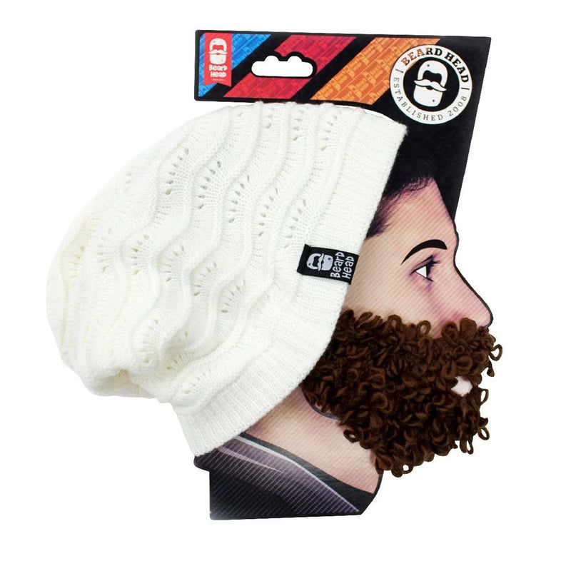 Beard Head Curly Pearl Bearded Face Mask & Hat (2 Colors)