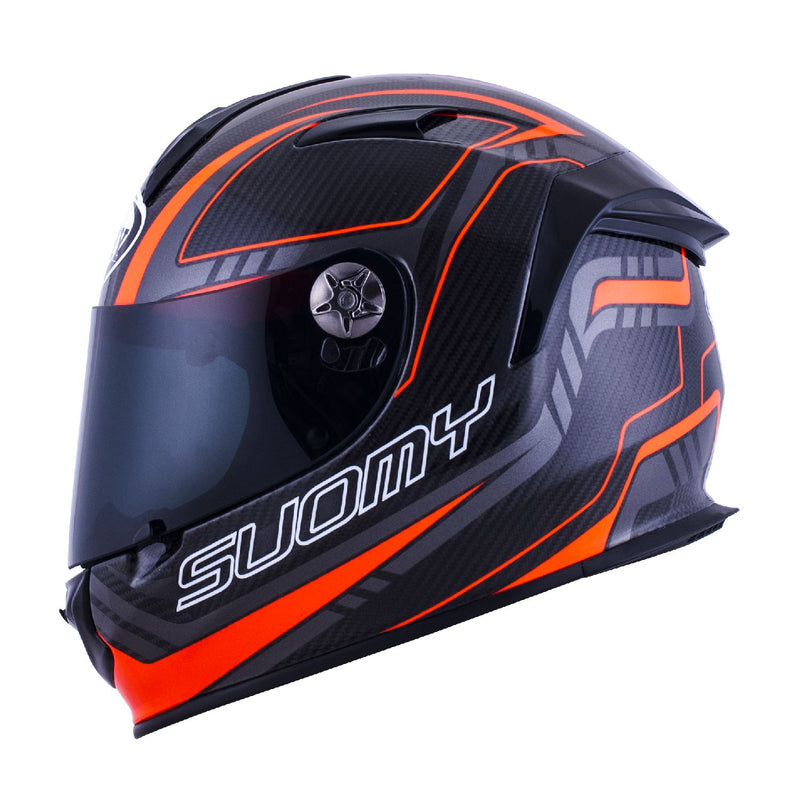 Suomy SR-Sport Carbon Red Full Face Motorcycle Helmet (XS - 2XL)