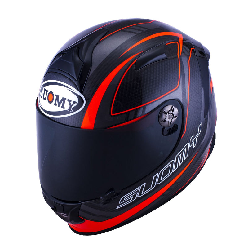Suomy SR-Sport Carbon Red Full Face Motorcycle Helmet (XS - 2XL)