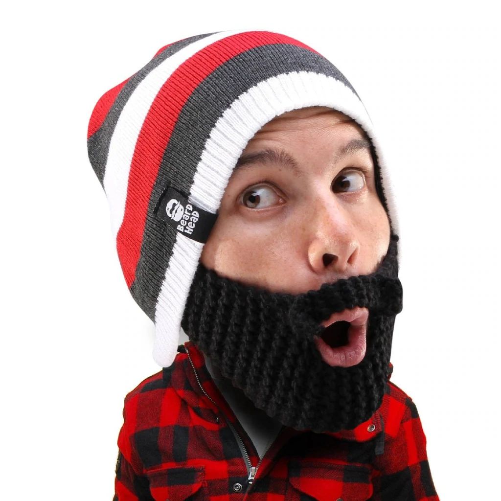 Beard Head Stubble Cruiser Bearded Face Mask & Hat (3 Colors)