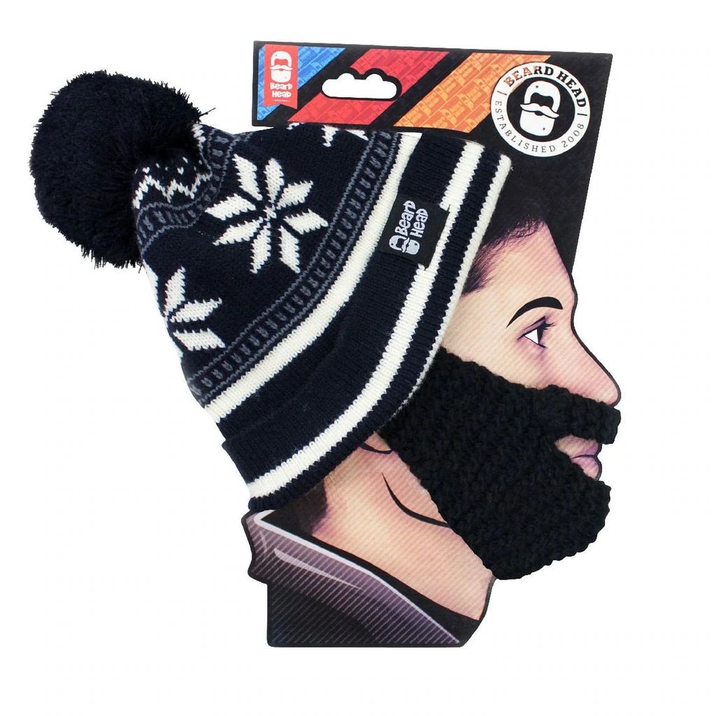 Beard Head Stubble Bumper Bearded Face Mask & Hat (3 Colors)