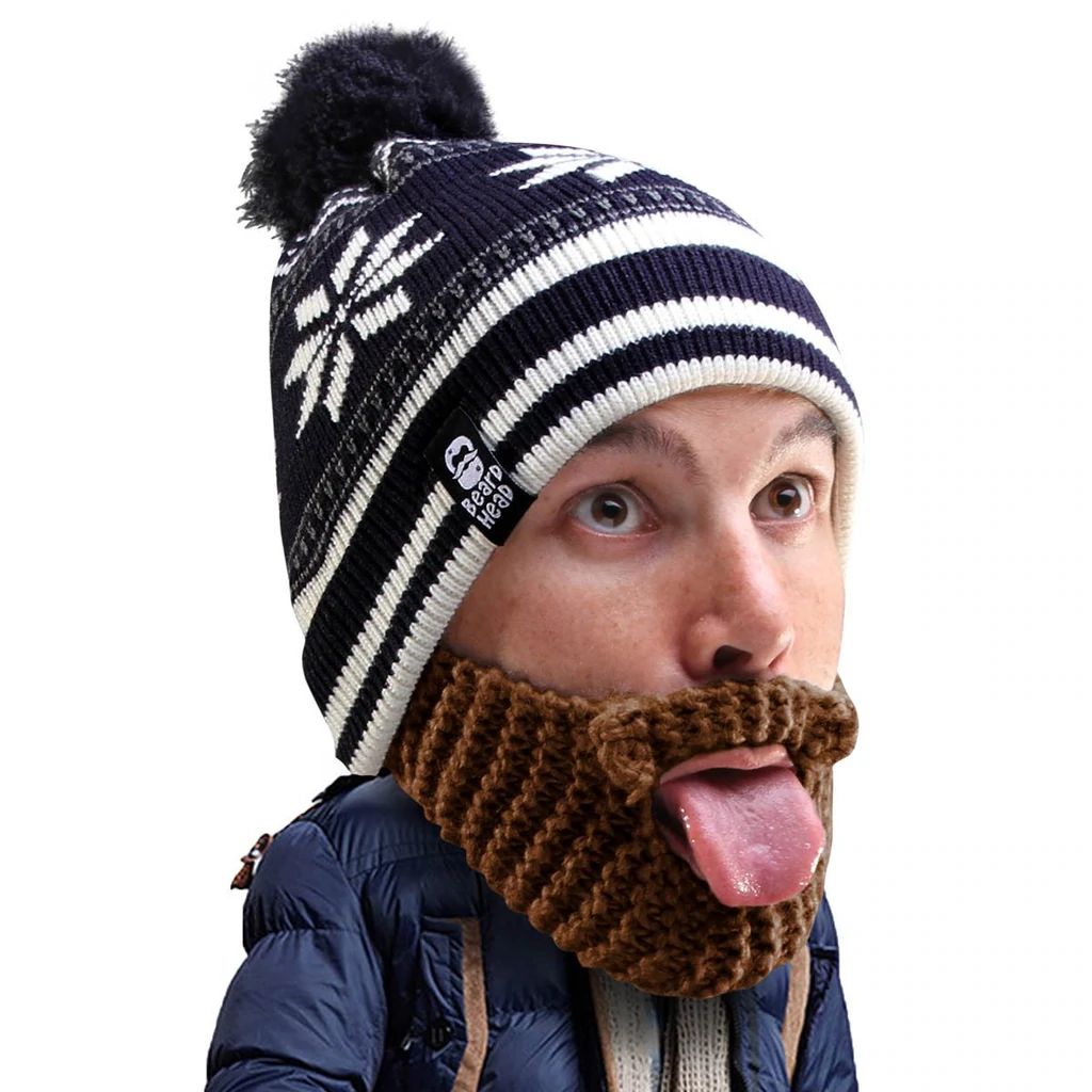 Beard Head Stubble Bumper Bearded Face Mask & Hat (3 Colors)