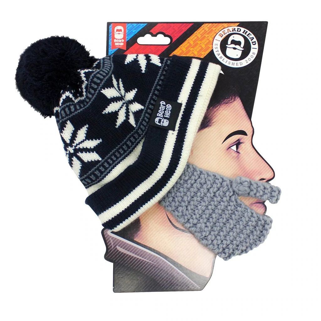 Beard Head Stubble Bumper Bearded Face Mask & Hat (3 Colors)