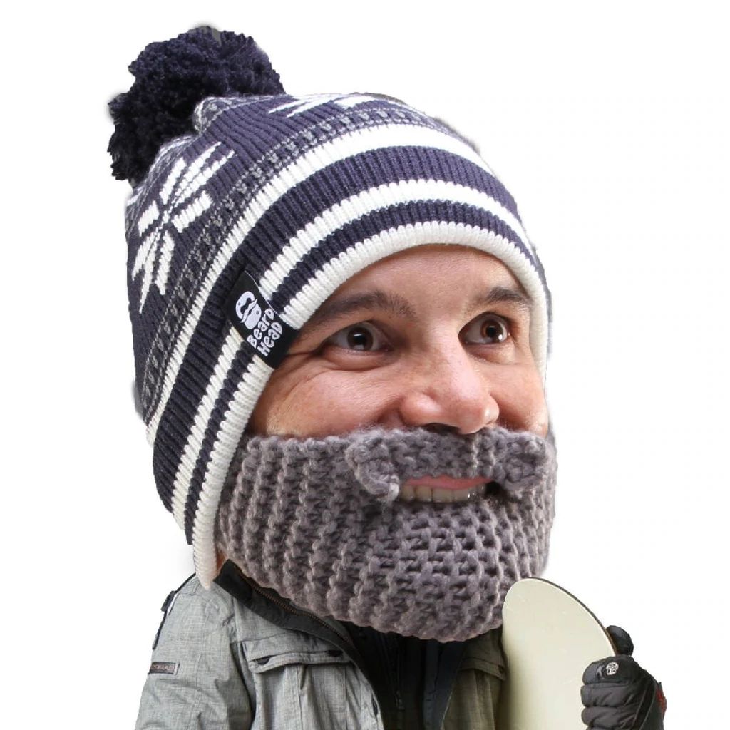 Beard Head Stubble Bumper Bearded Face Mask & Hat (3 Colors)