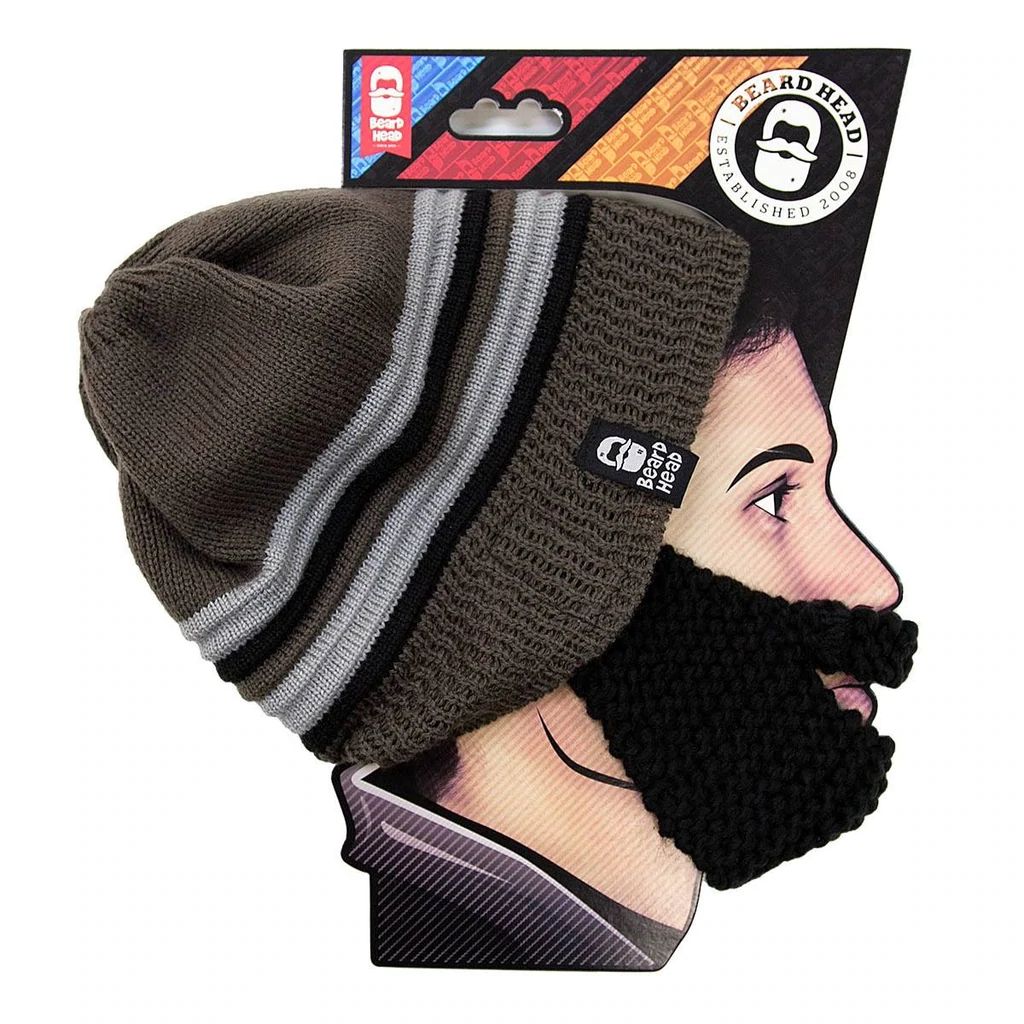 Beard Head Stubble Chico Bearded Face Mask & Hat (2 Colors)