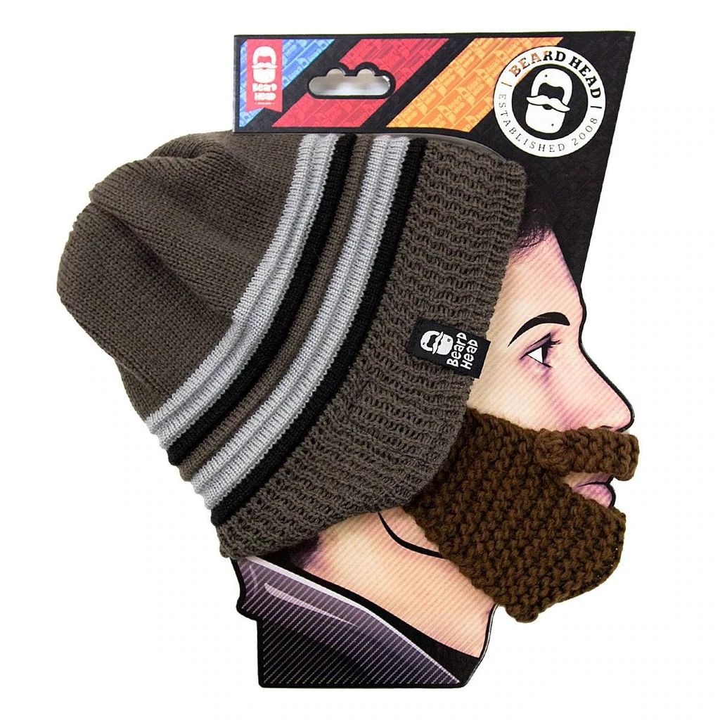 Beard Head Stubble Chico Bearded Face Mask & Hat (2 Colors)