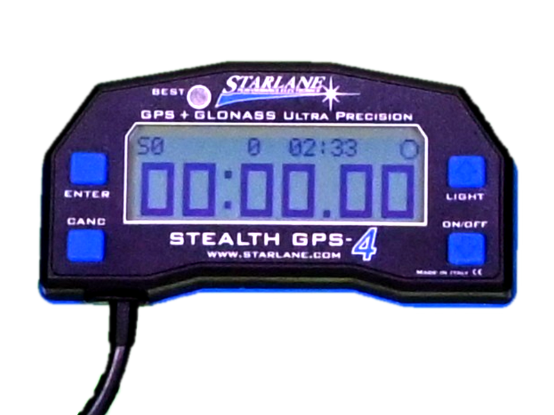 Starlane Stealth GPS-4 Lite Motorcycle Lap Timer (2021 Model)