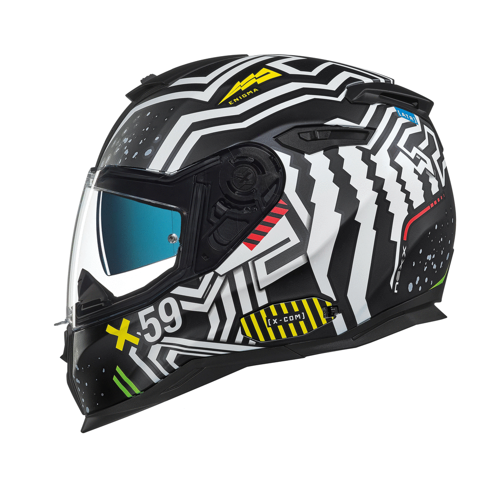 NEXX SX.100 Enigma Full Face Motorcycle Helmet (XS - 2XL)