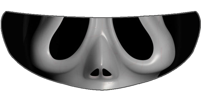 Skullskins Scream Motorcycle Helmet Shield Sticker