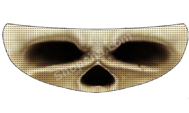 Skullskins Skull Eyes Motorcycle Helmet Shield Sticker