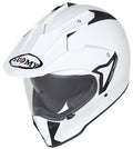 Suomy MX Tourer Solid White Off Road Motorcycle Helmet XS-2XL