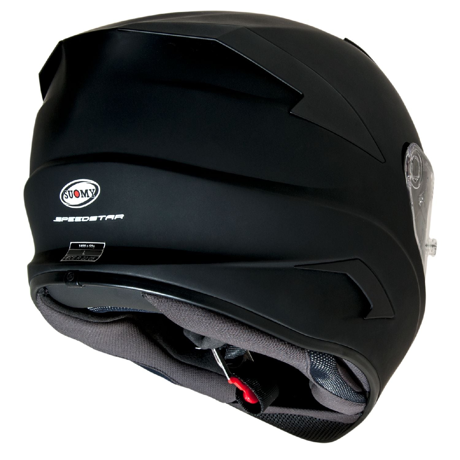 Suomy Speedstar Solid Matte Black Full Face Motorcycle Helmet (XS - 2XL)