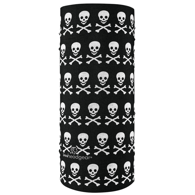 Zanheadgear Polyester Motley Tube®  Skull & Crossbones Face Mask