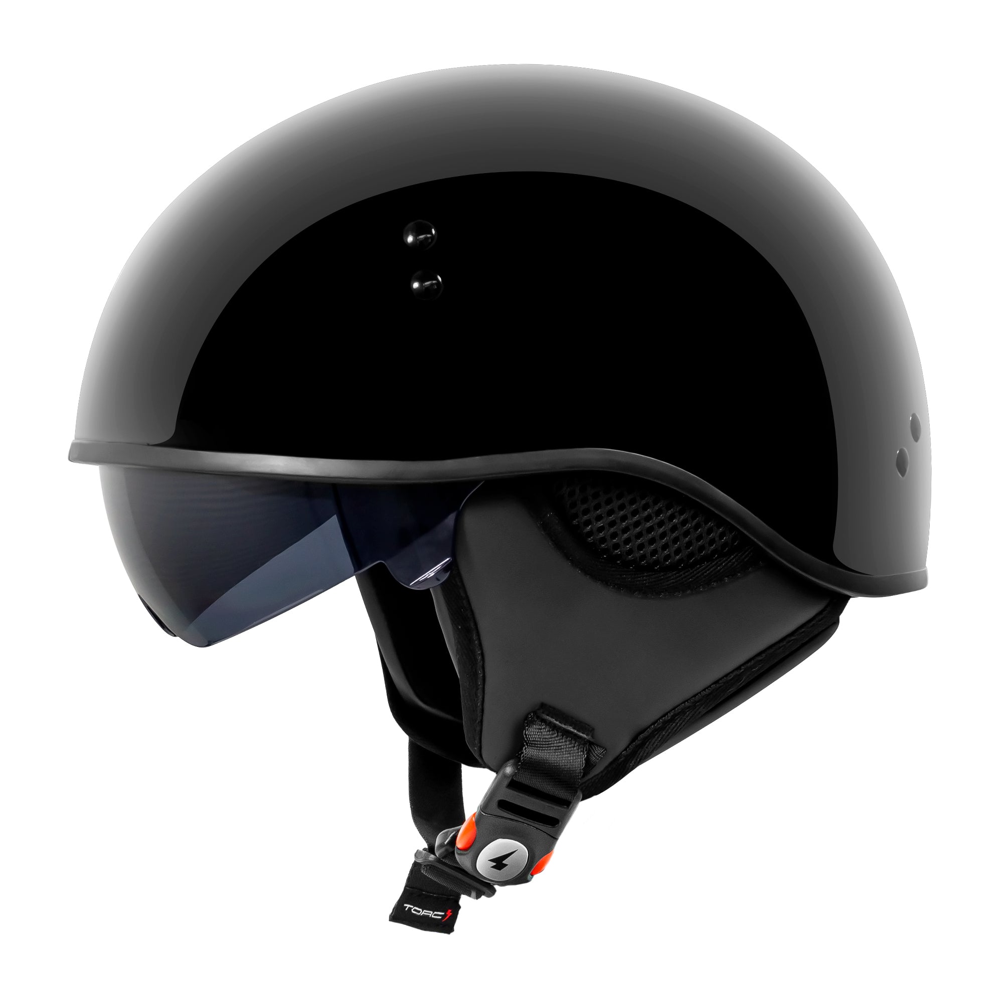 TORC T59 Solid Half Shell Motorcycle Helmet (3 Colors)