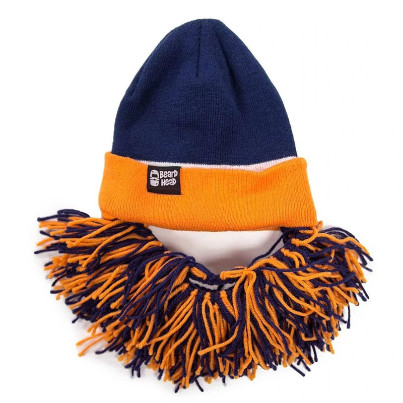 Beard Head Denver Broncos Colors Barbarian Bearded Face Mask & Hat