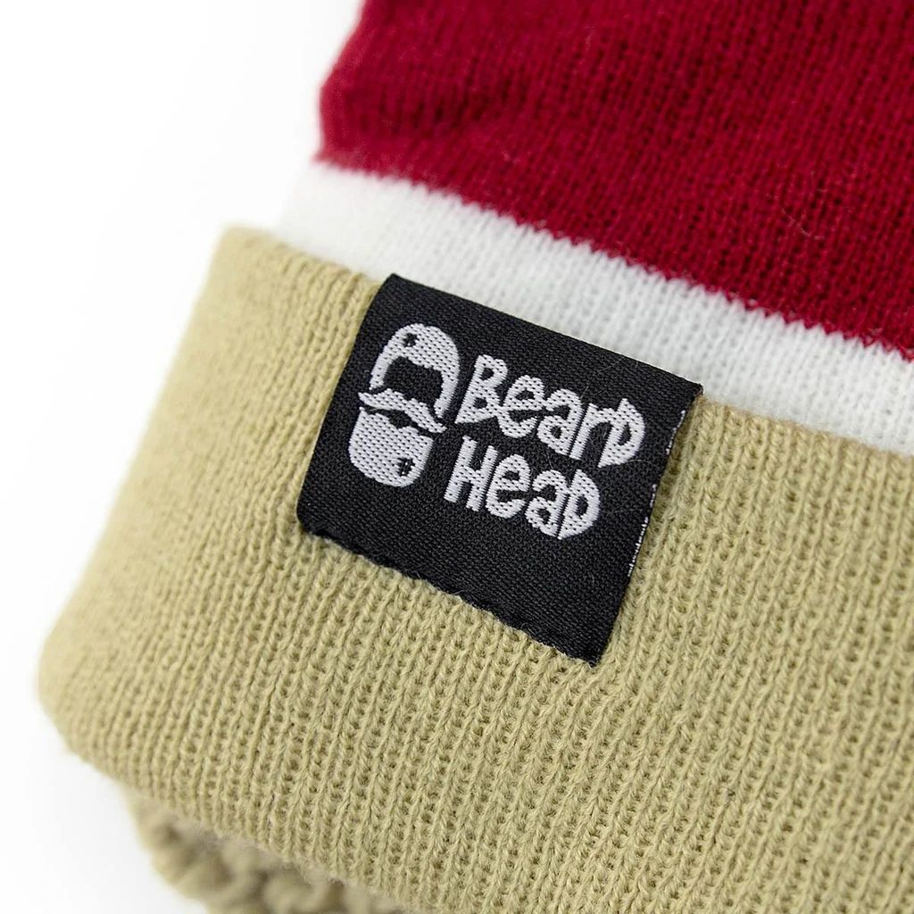 Beard Head San Francisco 49ers Colors Stubble Bearded Face Mask & Hat