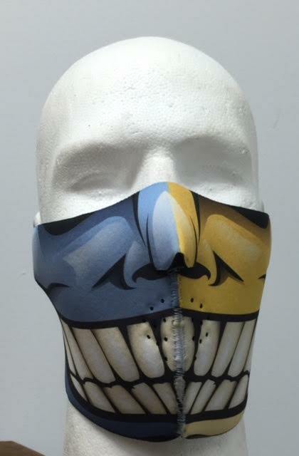 Two Faces Protective Neoprene Half Face Ski Mask