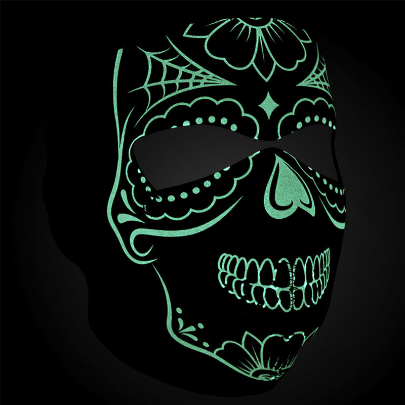 Calavera Glow In the Dark Neoprene Full Face Mask