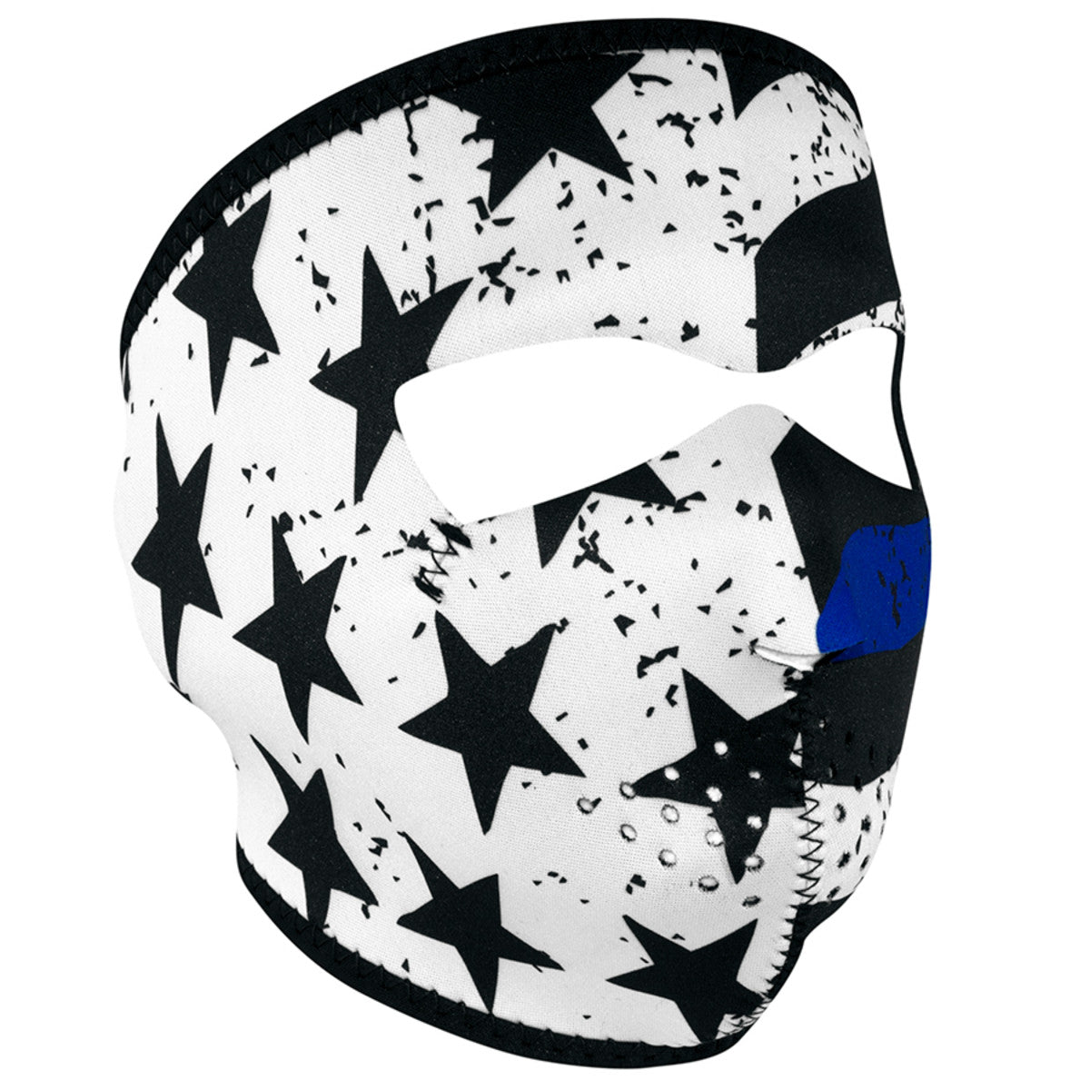 Thin Blue Line Neoprene Full Face Mask