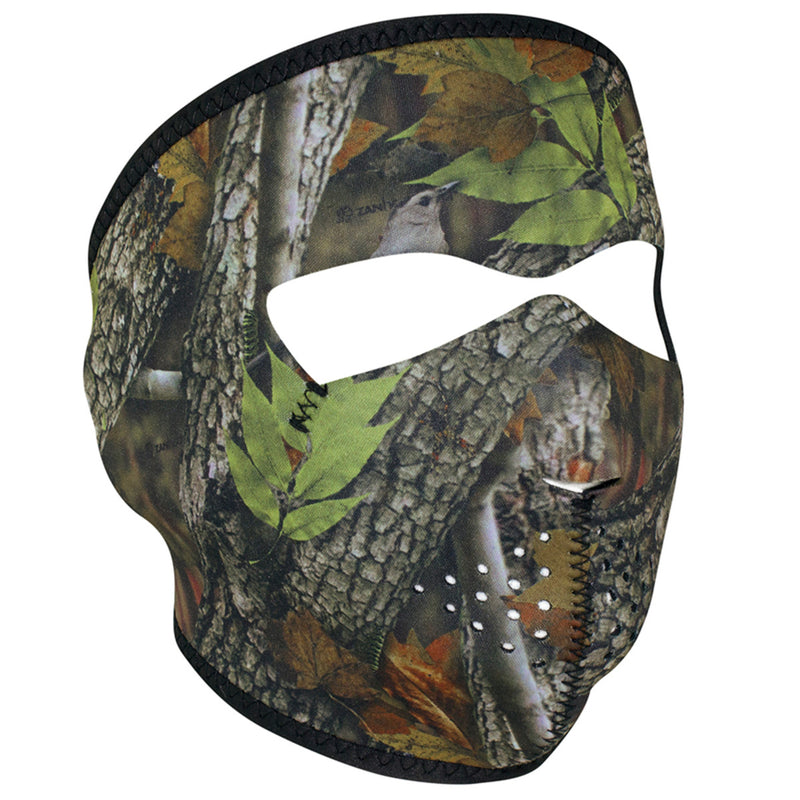 Forest Camo Neoprene Full Face Mask