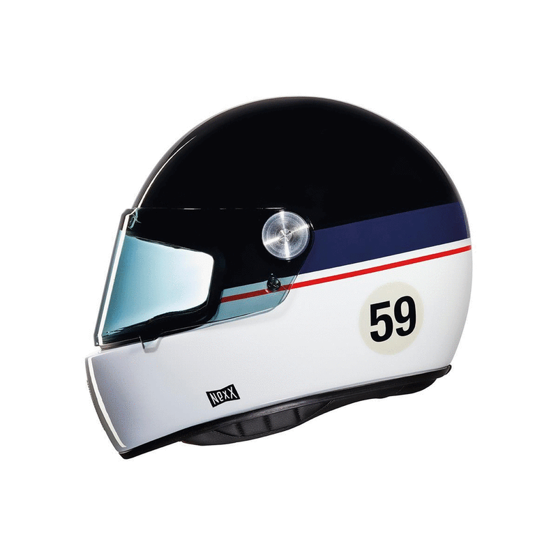 NEXX X.G100 R Racer Grand Win Full Face Retro Motorcycle Helmet (XS - 2XL)