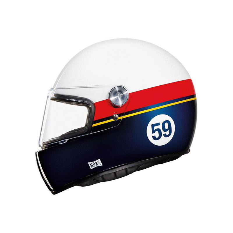 NEXX X.G100 R Racer Grand Win Full Face Retro Motorcycle Helmet (XS - 2XL)