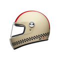 NEXX X.G100 R Racer Finish Line Full Face Retro Motorcycle Helmet (XS - 2XL)