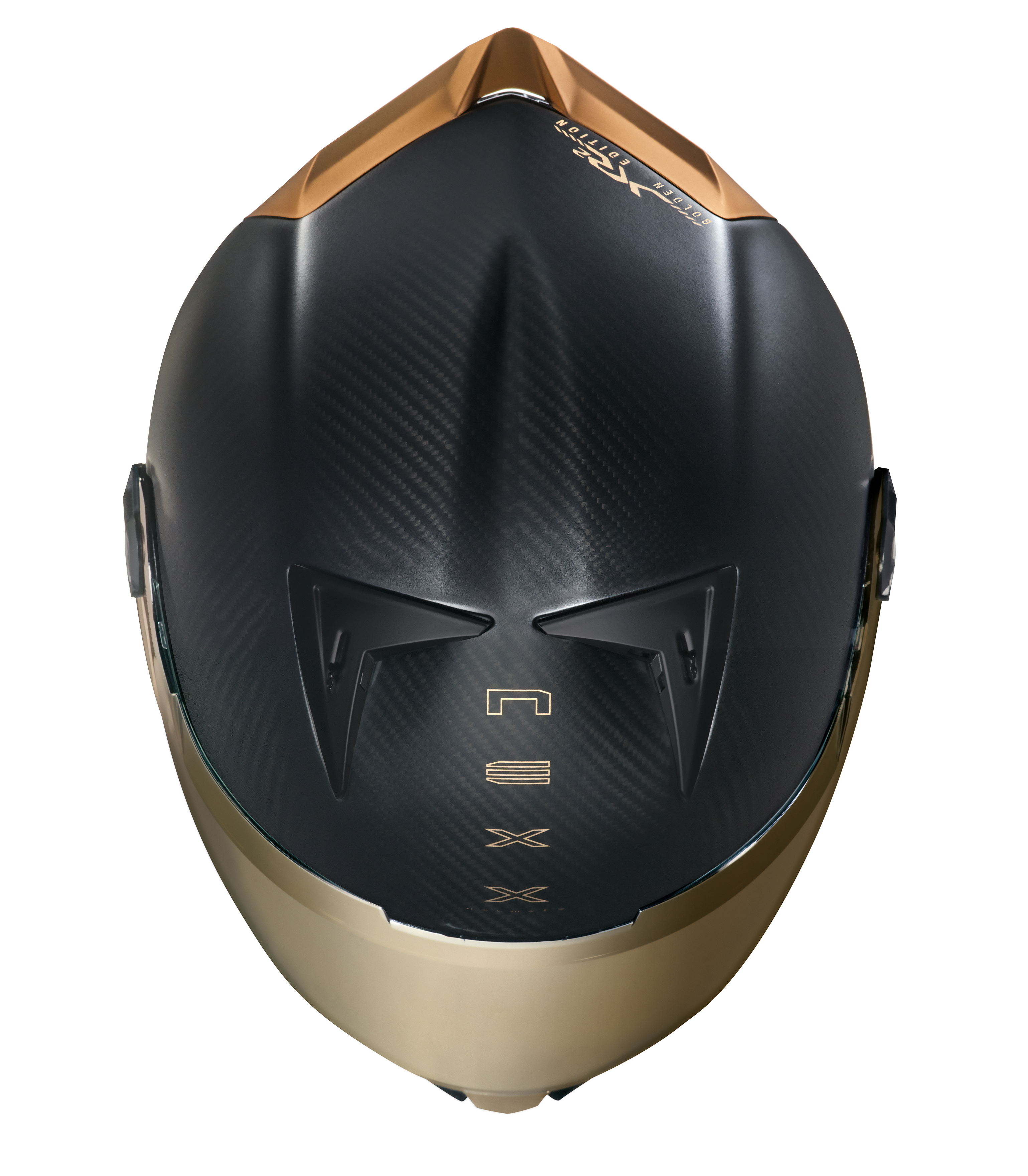 gold color motorcycle helmet NEXX X.R2 Golden Edition Helmet (XS