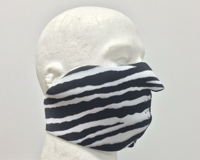 Zebra Protective Neoprene Half Face Ski Mask